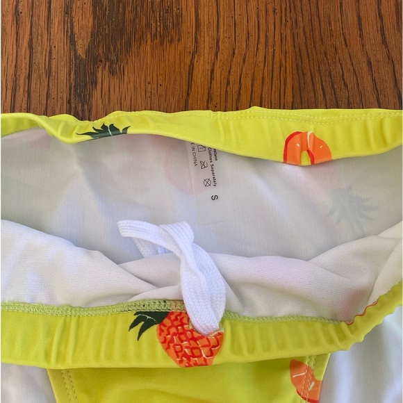 NWOT - Men’s Casual Swim Briefs with Drawstring (Pineapple Print / Multiple) - Picture 7 of 9